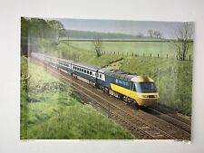 Vintage 1978 Inter-City 125 High Speed Train Poster 17x24 Flying Scotsman picture