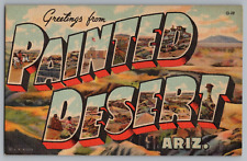 Postcard Greetings From Painted Desert, Arizona, Large Letter picture