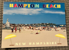 VTG Continental Postcard - Hampton Beach, New Hampshire - UNPOSTED & VERY CLEAN picture