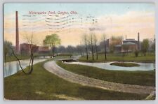 Postcard Canton Ohio OH Waterworks Park 1908 picture