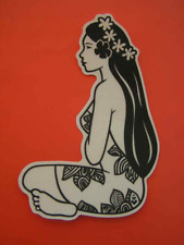 French Polynesia Hinano Tahiti Beer Sticker Stickers. 17.5 cm. LUXURY picture