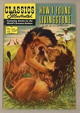 Classics Illustrated 115 How I Found Livingstone #1 VG/FN 5.0 1954 picture