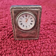 Vintage Sterling Silver Traveling Clock R.Carr picture