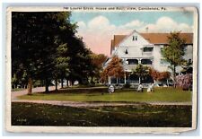 Canadensis Pennsylvania PA Postcard Laurel Grove Hotel And Road View 1922 Trees picture