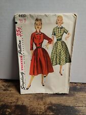 Simplicity Printed Pattern #4400 Junior Misses' And Misses' One Piece Dress SZ16 picture