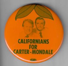 President Jimmy Carter Presidential Campaign Button from 1976  3 3/8