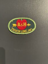 A & H Vintage A&H Truck Lines, Inc  Advertising Uniform/ Hat Patch cloth picture
