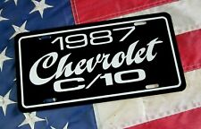 1987 Chevrolet C/10 pickup truck license plate tag 87 Chevy C10 half ton C-10 picture