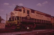Railroad Slide - Reading Lines #7600 Diesel Engine Locomotive Train PA Bee Line picture