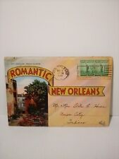 20 vin. historic Postcards, Romantic New Orleans. Just Long bridge - French Qtr. picture