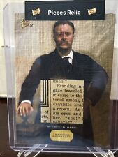 #25 2023 Pieces Of The Past THEODORE ROOSEVELT Canvas-TR Relic 7 Year Collection picture