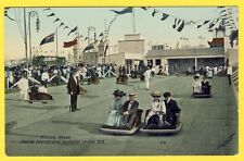 Beautiful cpa rare UNITED KINGDOM LONDON Exhibition1909 LUNA PARK WITCHING WAVES picture