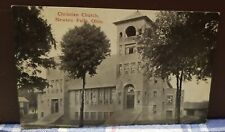 NEWTON FALLS, OHIO, FIRST CHRISTIAN CHURCH Unused Commerical RP PC POSTCARD picture