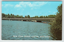 Postcard New Long Bridge Chetek, WI picture