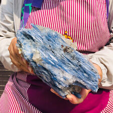 3.6LB Natural blue kyanite quartz crystal rough mineral speciman healing picture