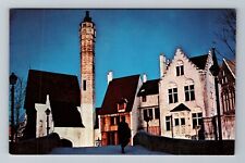 Queens NY-New York, The Belgian Village, International Exhibit Vintage Postcard picture