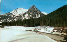 Postcard advertises Snoqualmie Summit ski area in Washington. picture