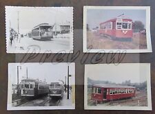 Lot of 4 Trolley Photos from Pennsylvania and New Jersey picture