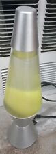 Vintage Lava Lamp Yellow Motion Glitter  Untested As Is picture