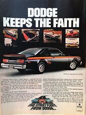 Vintage 1978 Dodge Aspen Super Coupe original color ad D058 picture