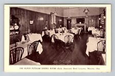Marietta OH-Ohio, Hotel Lafayette Rufus Putnam Dining Rm, Vintage Postcard picture