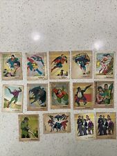 1978 -14 DC Comics Super Heroes Sticker Superman Wonder Woman Aquaman Lex Joker picture