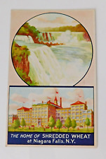 Home Shredded Wheat Falls Advertisment Vintage  Postcard Niagara Falls  New York picture
