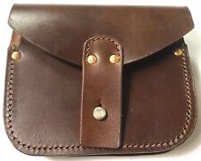 WWI FRENCH M1905/15 LEBEL RIFLE LEATHER AMMO POUCH-BROWN picture