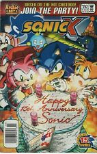 Sonic X The Hedgehog 10 2006 Archie Comic 15th Birthday Party Newsstand Variant  picture