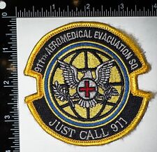 USAF US Air Force 911th Aeromedical Evacuation Squadron HOOK & LOOP Jacket Patch picture