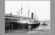Carpathia Titanic Rescue Ship PHOTO Disaster Sinking Passenger Ship Photo picture