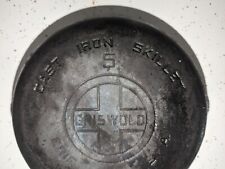  Size 5 #724 GRISWOLD Large Block Logo CAST IRON SKILLET Circa 1930-1939 Fry Pan picture