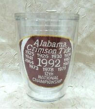 University Of Alabama National Champions Vintage 1992 Insulated Plastic Cup picture