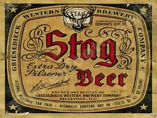Griesedieck Stag Beer Label 9