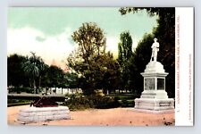 Postcard California Los Angeles CA Central Park Soldier Monument Pre-1907 picture