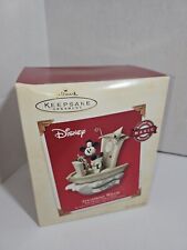 Hallmark Ornament Disney Mickey Mouse Steamboat Willie Sound & Motion Magic 2003 picture