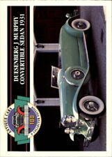 1992 Antique Cars #43 Duesenberg J Murphy Convertible Sedan - 1931 picture