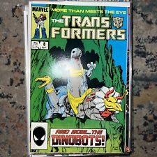 The Transformers #8 1st Full Appearance Dinobots 1985 Marvel Comic NM picture