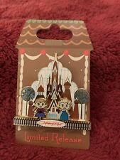 Disney Anna & Elsa Frozen 2014 Contemporary Resort Gingerbread House Castle Pin picture