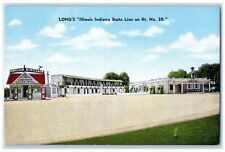 c1940's Long's Illinois Indiana State Line Chicago Heights Illinois IL Postcard picture
