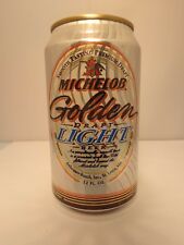 MICHELOB GOLDEN DRAFT LIGHT ALUM STAY TAB BEER CAN FLUTED #20 GOVERNMENT WARNING picture