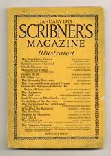 Scribner's Magazine Jan 1925 Vol. 77 #1 GD- 1.8 Low Grade picture