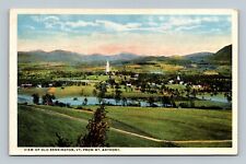 View of Old Bennington Vermont from Mt Anthony Postcard picture