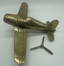Vought F4U Corsair Solid Brass Model Airplane 10