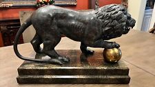 MAITLAND-SMITH “Medici Lion with Golden Ball” Bronze Composition (Retired) picture