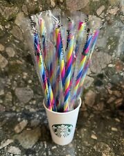 Starbucks Rainbow Reusable Straw for Cold Beverage 2024 Limited Edition 9.5