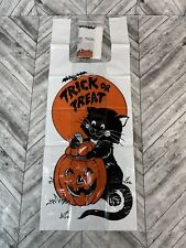 Vintage 1986 Halloween Trick Or Treat Plastic Bags By Kraft Inc picture