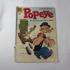 Popeye The Search for the Spinach Icebox Dell Comic No. 37, 1956 picture