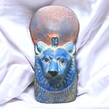 Antiquities Head Sekhmet God of war Ancient Pharaonic Rare Unique Egyptian BC picture