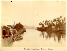 Martinique, Fort-de-France, Madame River Vintage Albumen Print Albumi Print picture